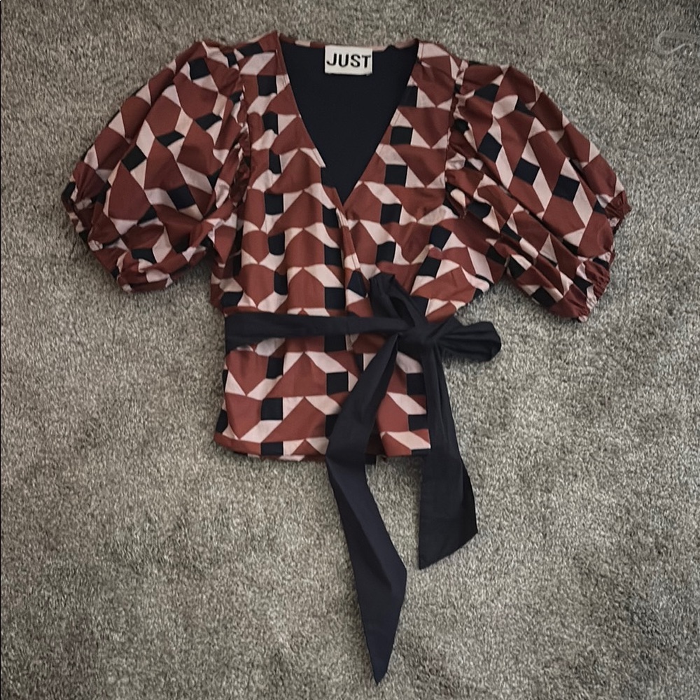 Just Female Meghan wrap blouse